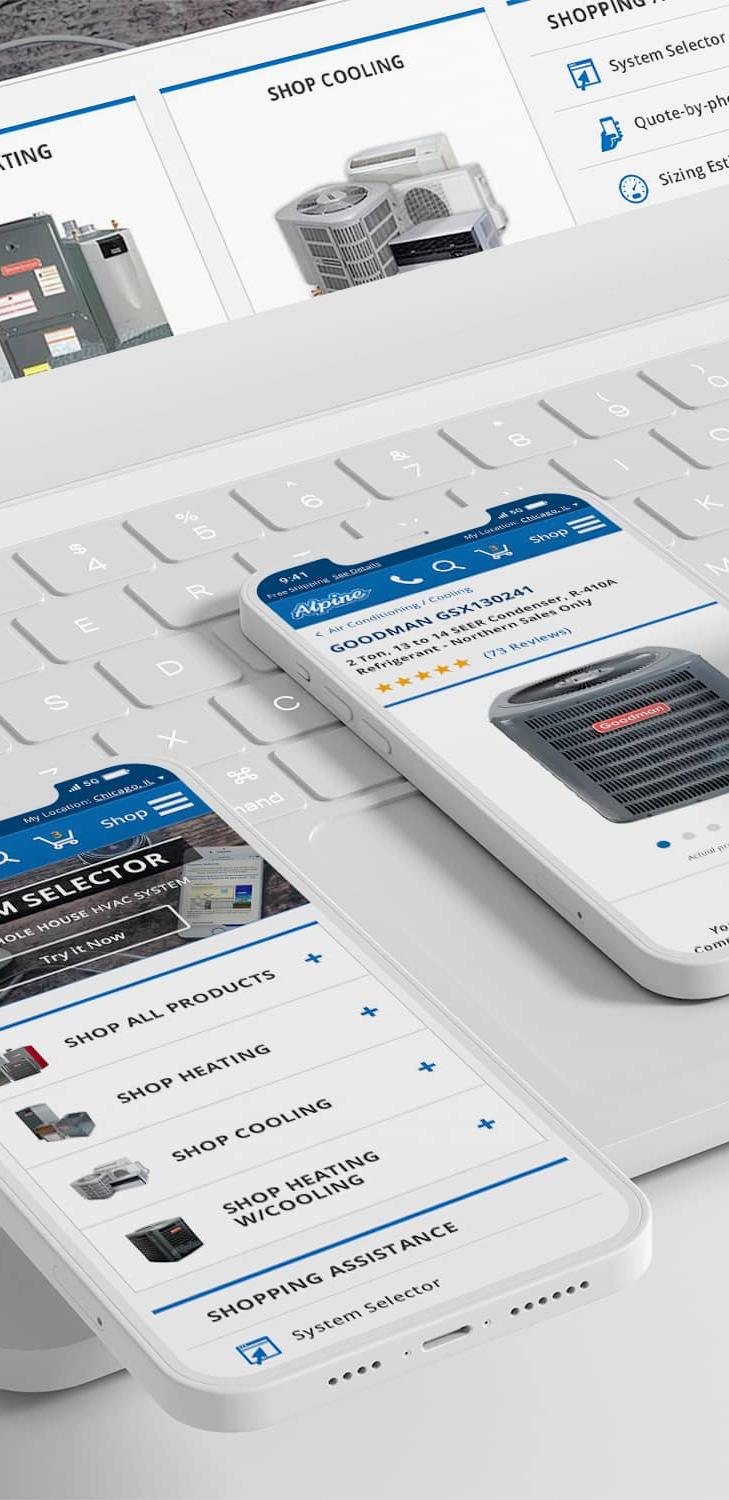 Alpine Home Ecommerce Design