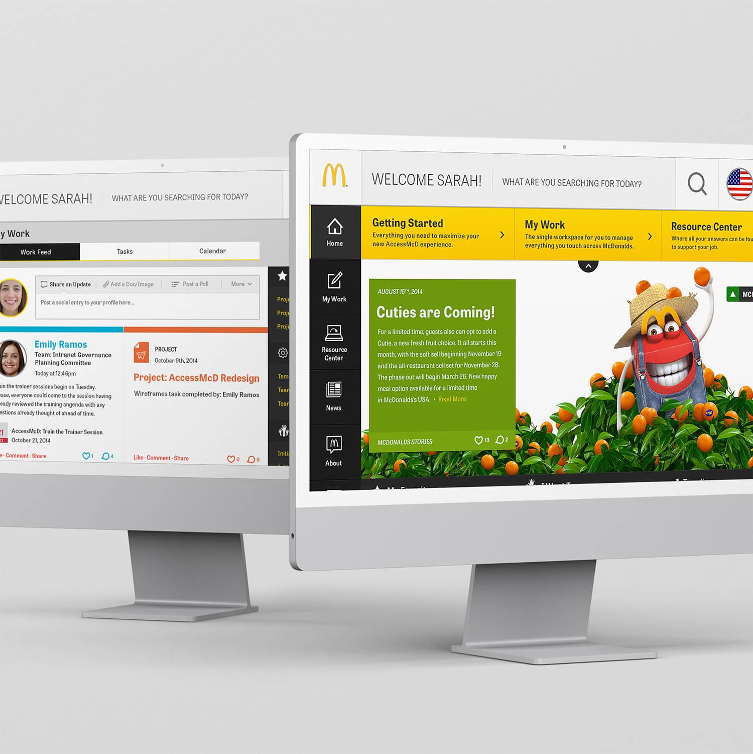 McDonald’s Intranet Design